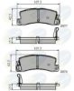 COMLINE CBP3864 Brake Pad Set, disc brake